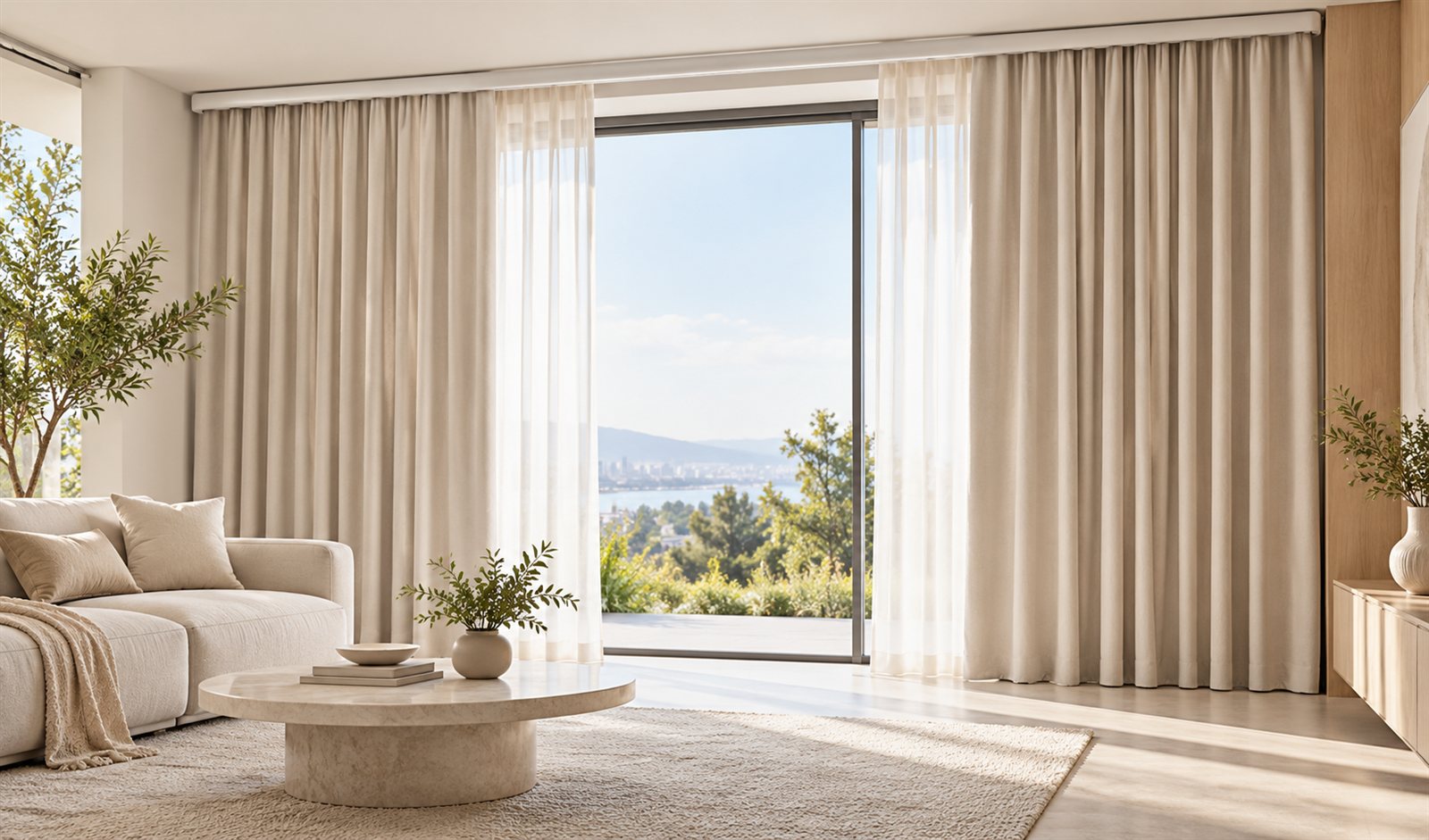 LUEUR motorized curtains